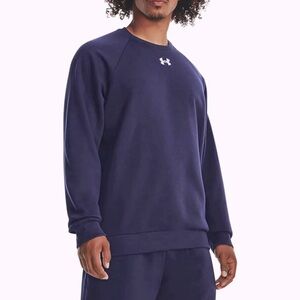 Under Armour Men's Athletic Navy Blue Long Sleeve Crewneck Sweater Size XXL